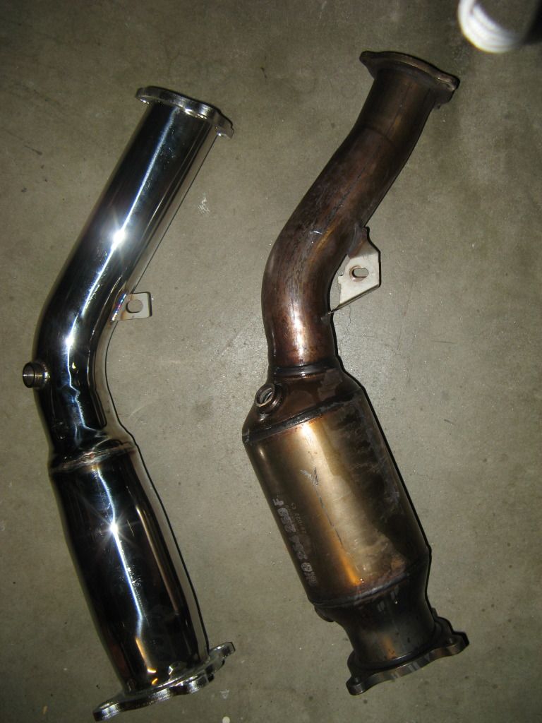 B8 A4 DIY Catalytic Converter Removal & HFC or Test Pipe Install